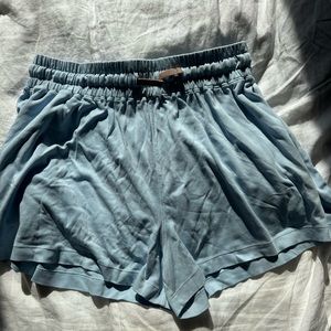 Lunya Good in Bed Pima cotton drawstring sleep shorts - M